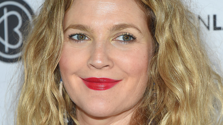 Drew Barrymore smiling