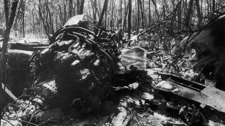 Dag Hammarskjöld plane crash wreckage forest