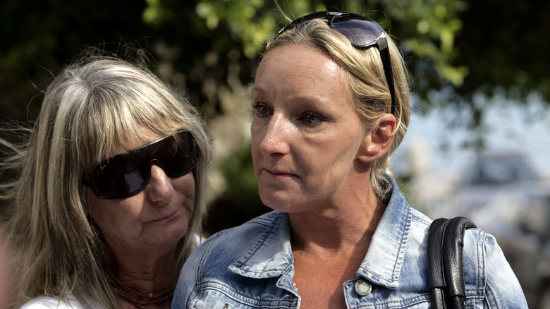 Christine and Kerry Needham talking