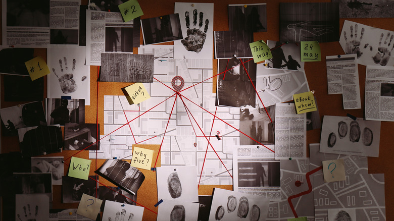 a detective board