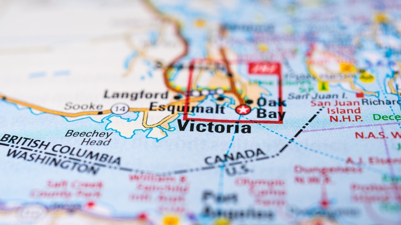 map of victoria bc