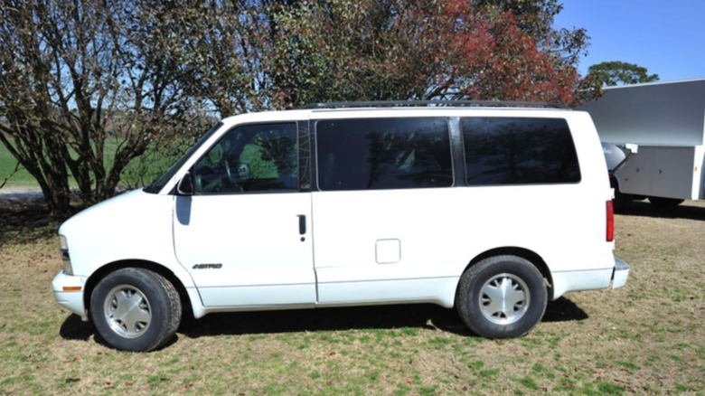 Sara Graham's van near trees