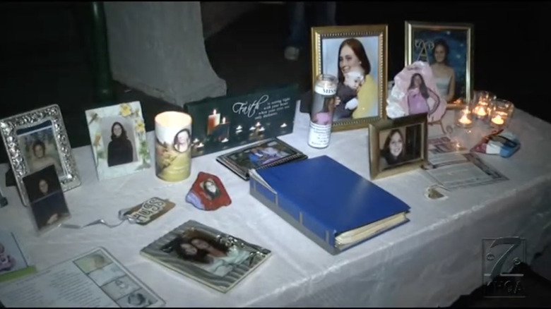 Candlelight vigil for Christina Whittaker