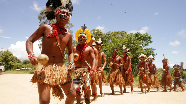Indigenous Pataxo tribe in Brazil