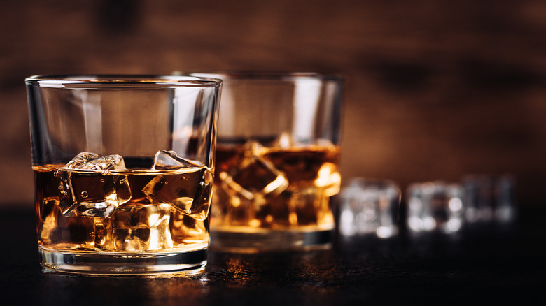 Whiskey on the rocks