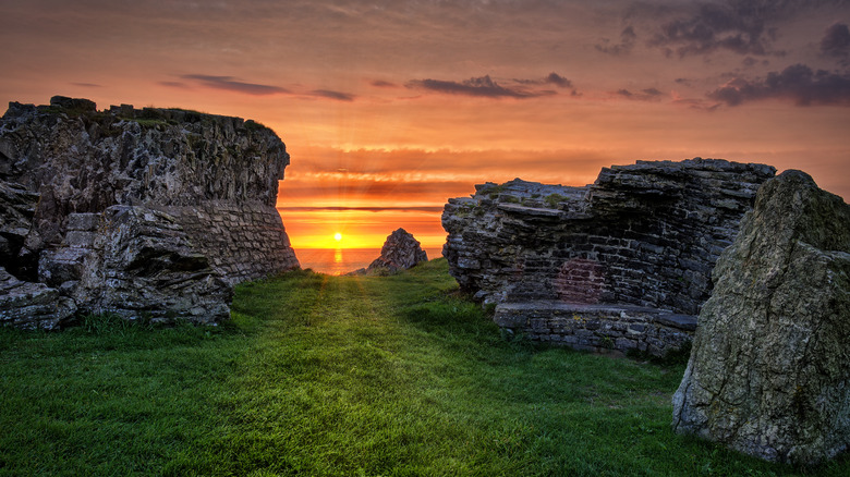 Aberystwyth Castle ruins