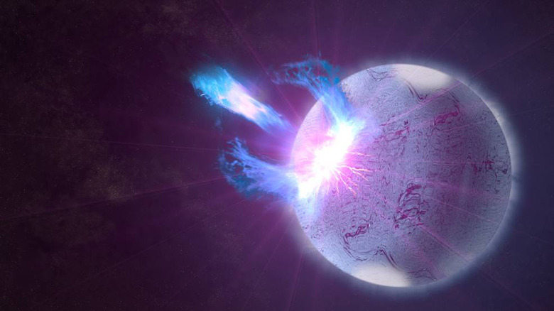 magnetar energy burst