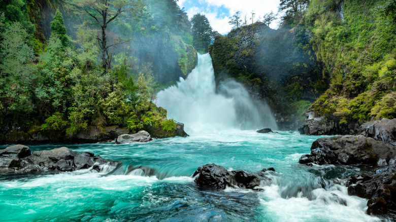 mountains, valleys, streams