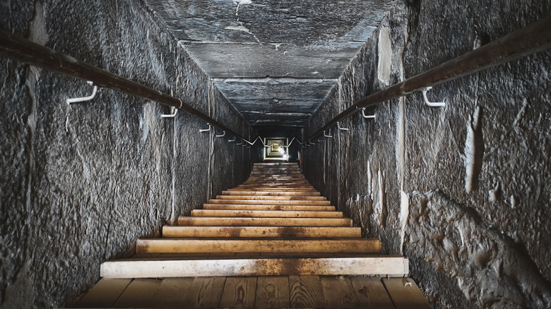 interior of the Great Pyramid