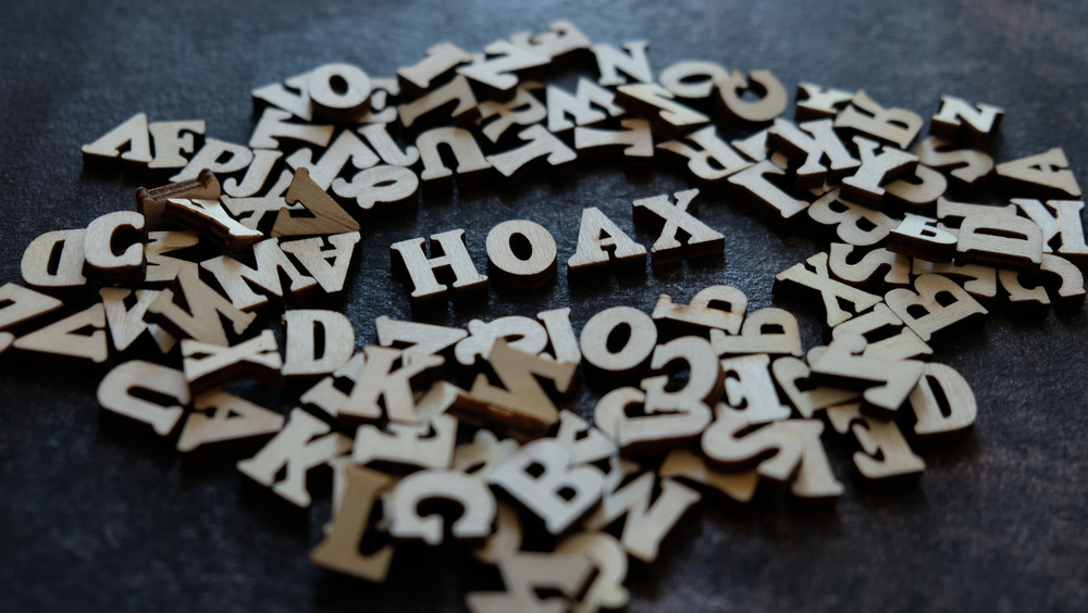 Can you spell 'hoax'?