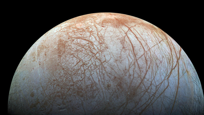 Europa, one of Jupiter's moons