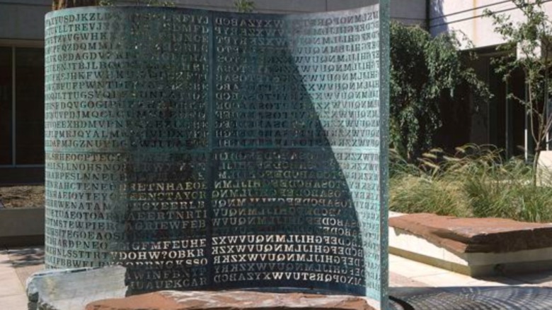 CIA sculpture Kryptos