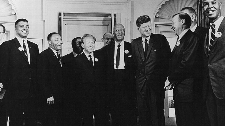 JFK meets MLK and other Civil Rights leaders in the Oval Office