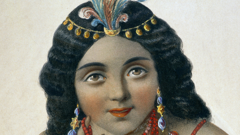 depiction of Pocahontas
