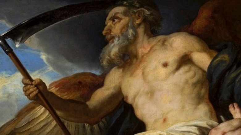 cronus carrying one of his kids