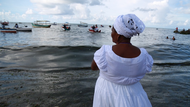 Brazilian Candomble practitioner