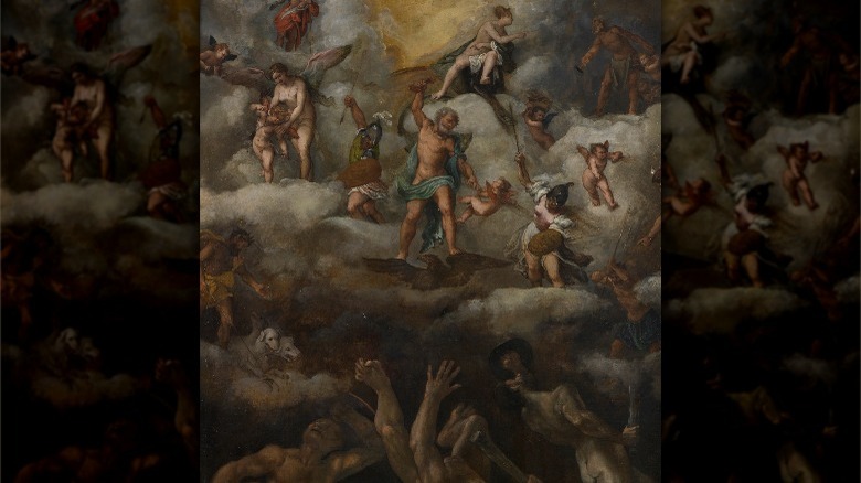 gods defeating the titans