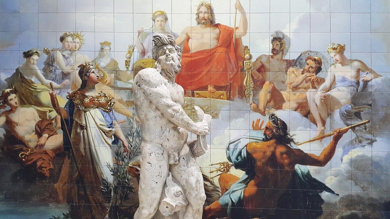painting of Greek gods