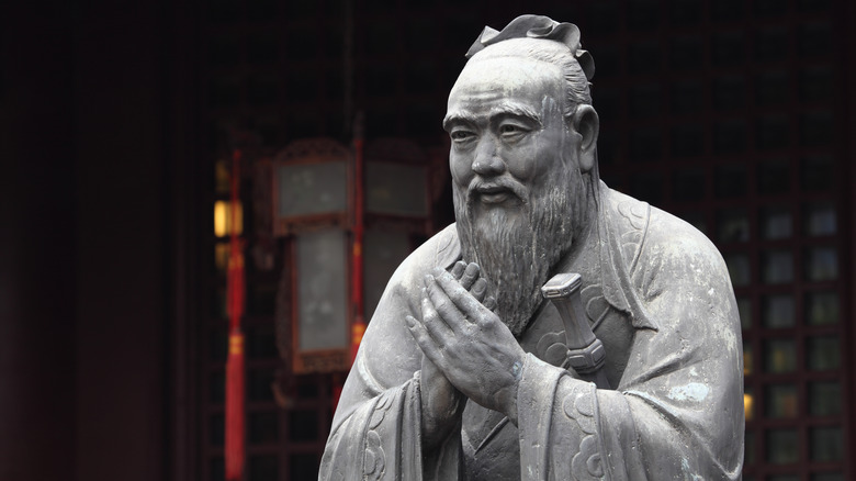 Confucius statue