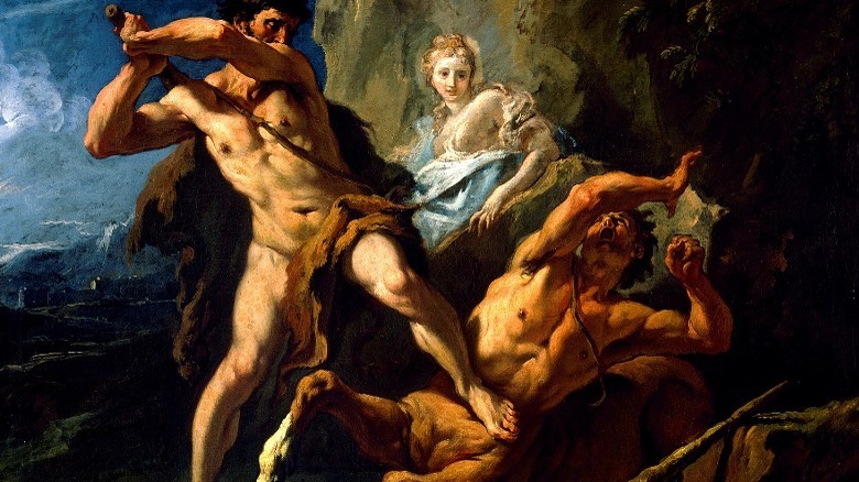 Hercules, deianira and nessus the centuar
