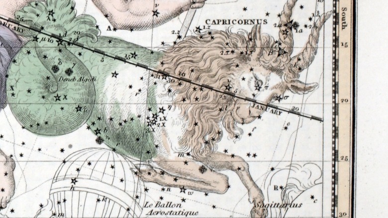 Capricorn constellation illustrated