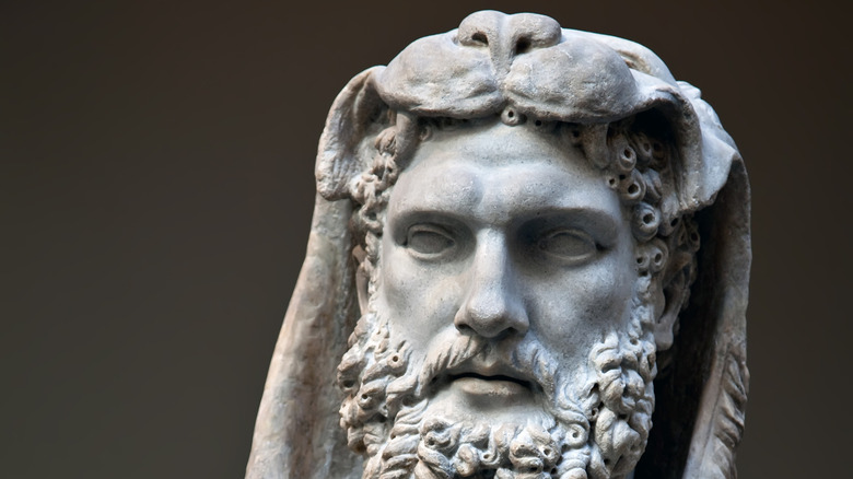 Heracles wearing skin of lion