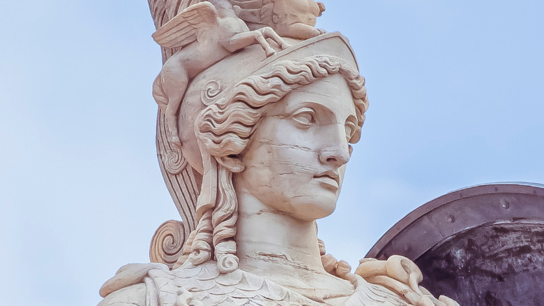 athena goddess statue 