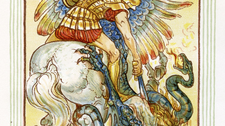 Bellerophon slays Chimera