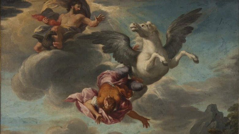 Zeus punishes Bellerophon