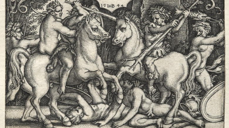 Herakles abducts Iole