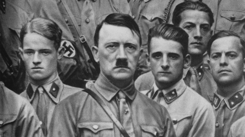 Hitler and Nazi party members