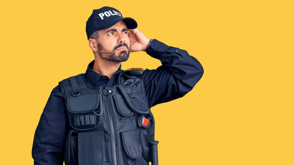 Confused cop