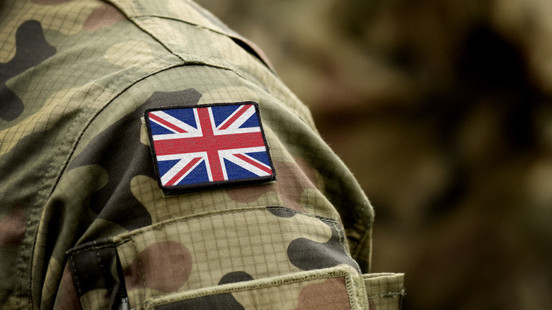 a british military uniform