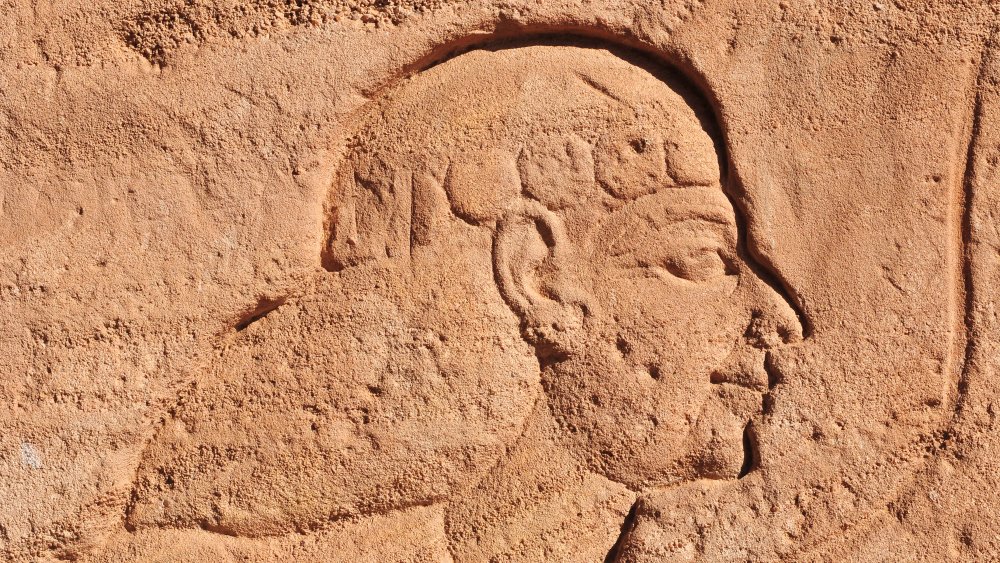 The Great Temple of Abu Simbel on the border of Egypt and Sudan