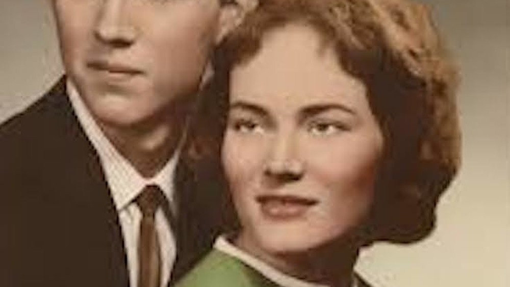 Leota Camp smiling next to a man