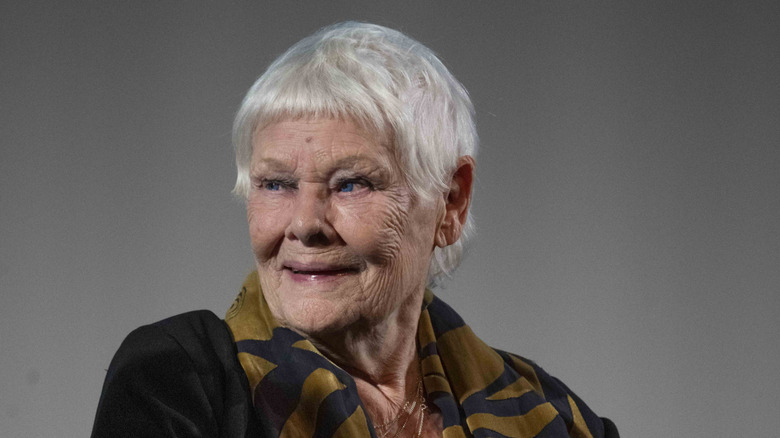dench speaking at a 2024 film screening