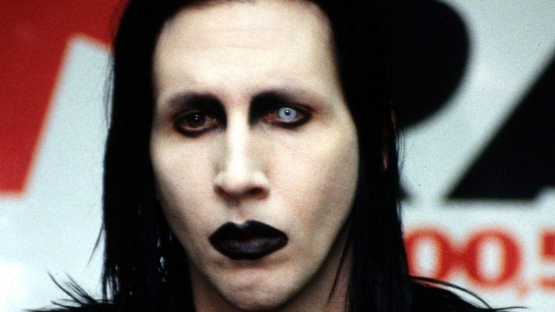 marilyn manson black lipstick