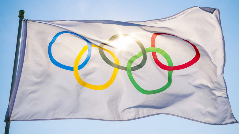 Winter Olympic Flag