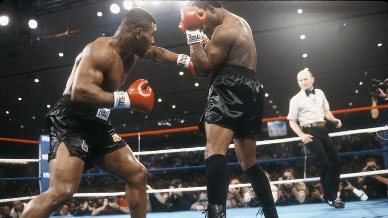 Mike Tyson fighting Trevor Berbick