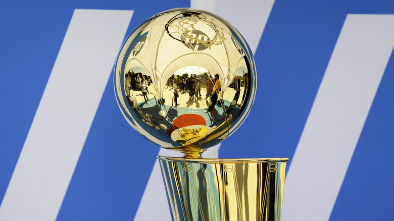 NBA championship trophy