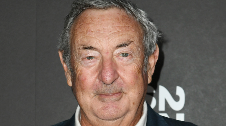 Nick Mason posing at event