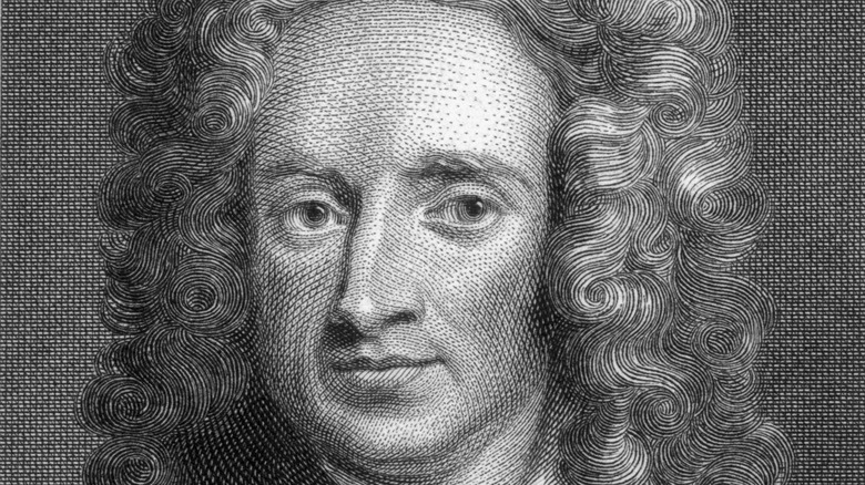 Image of Isaac Newton portrait face