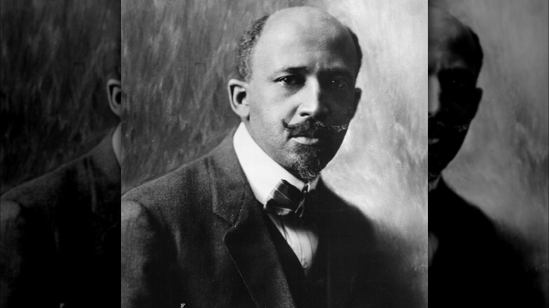 w.e.b. du bois posing for photo