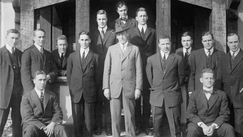 wilson with princeton students