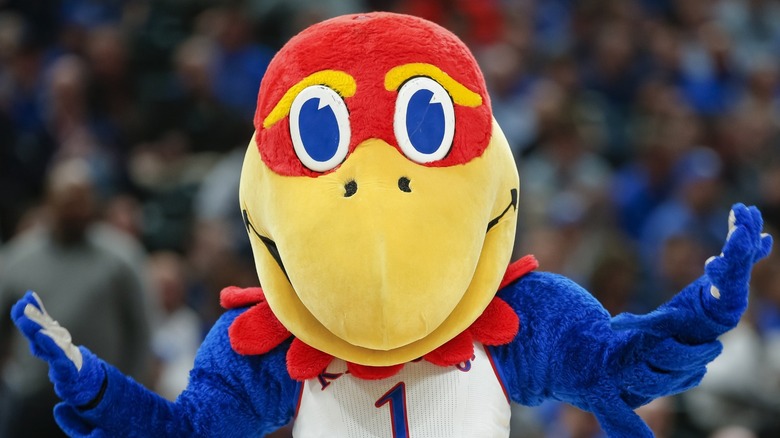 KU Jayhawks mascot