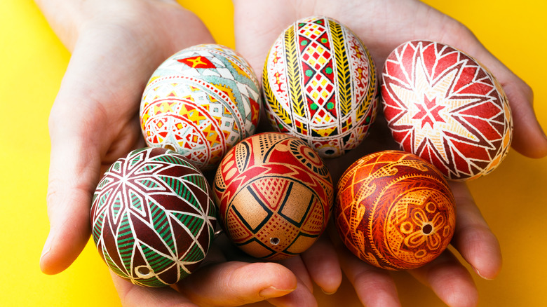 Pysanky eggs