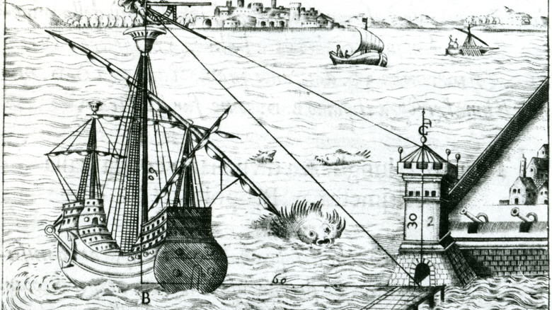 an ancient sailing vessel