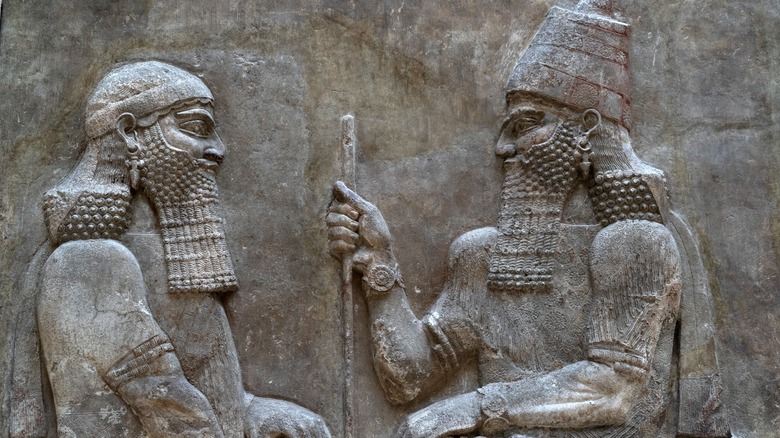 ancient Babylonian carving