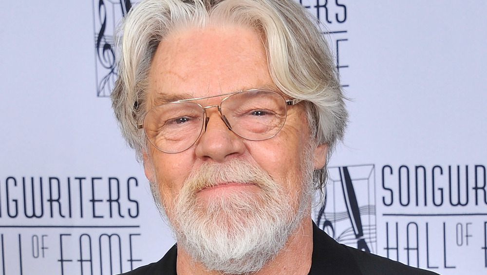 Bob Seger accepts an award