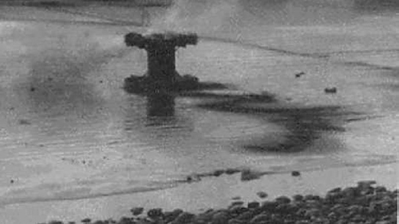 Panjandrum toppled over